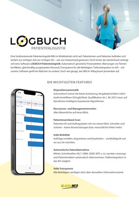 Flyer Patientenlogistik