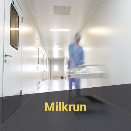 Milkrun Krankenhaus Software