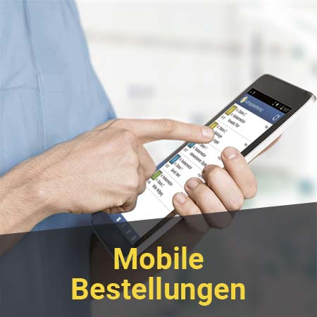 Mobile Bestellungen Krankenhaus Software